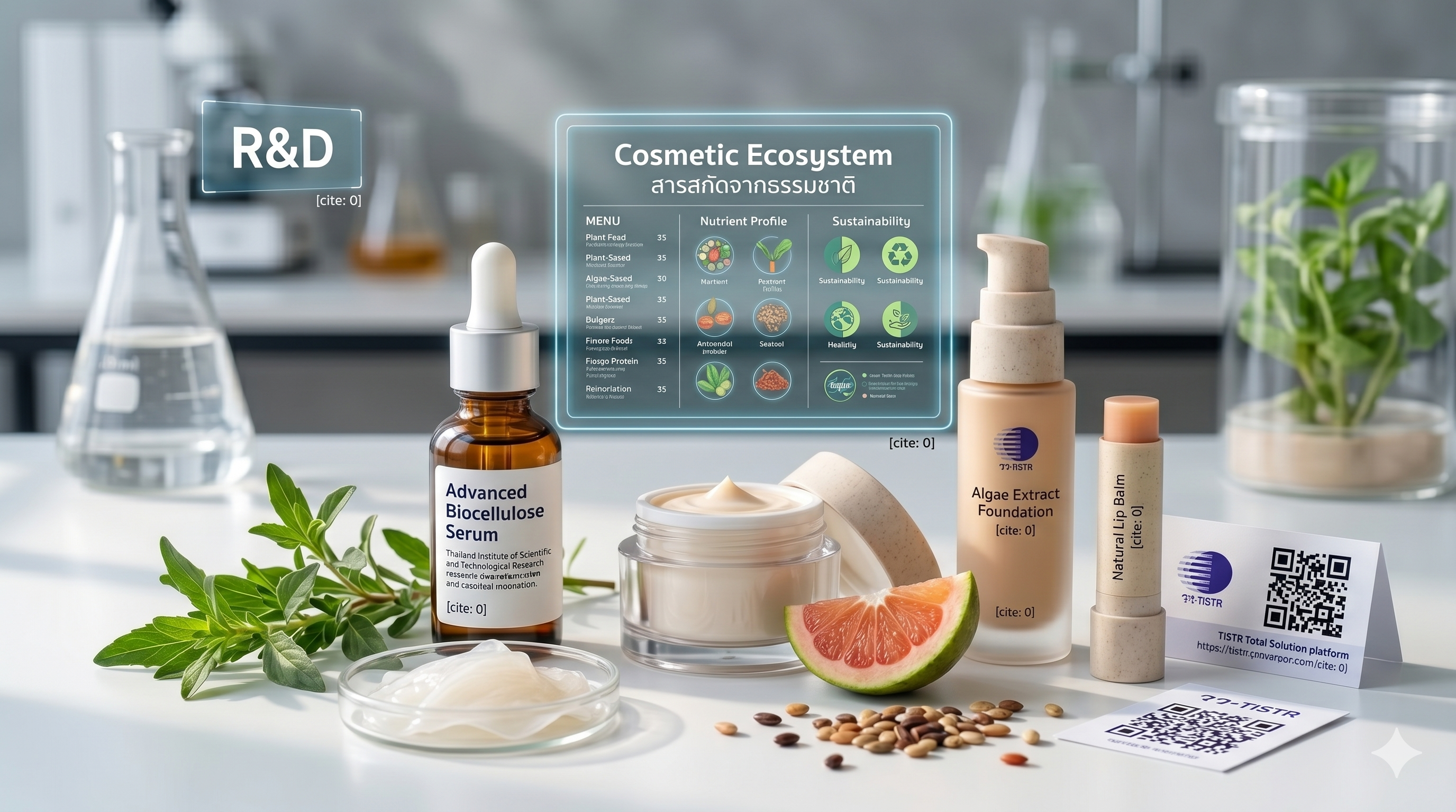 บริการพัฒนาสูตรใหม่ (แบบ Exclusive Formulation)